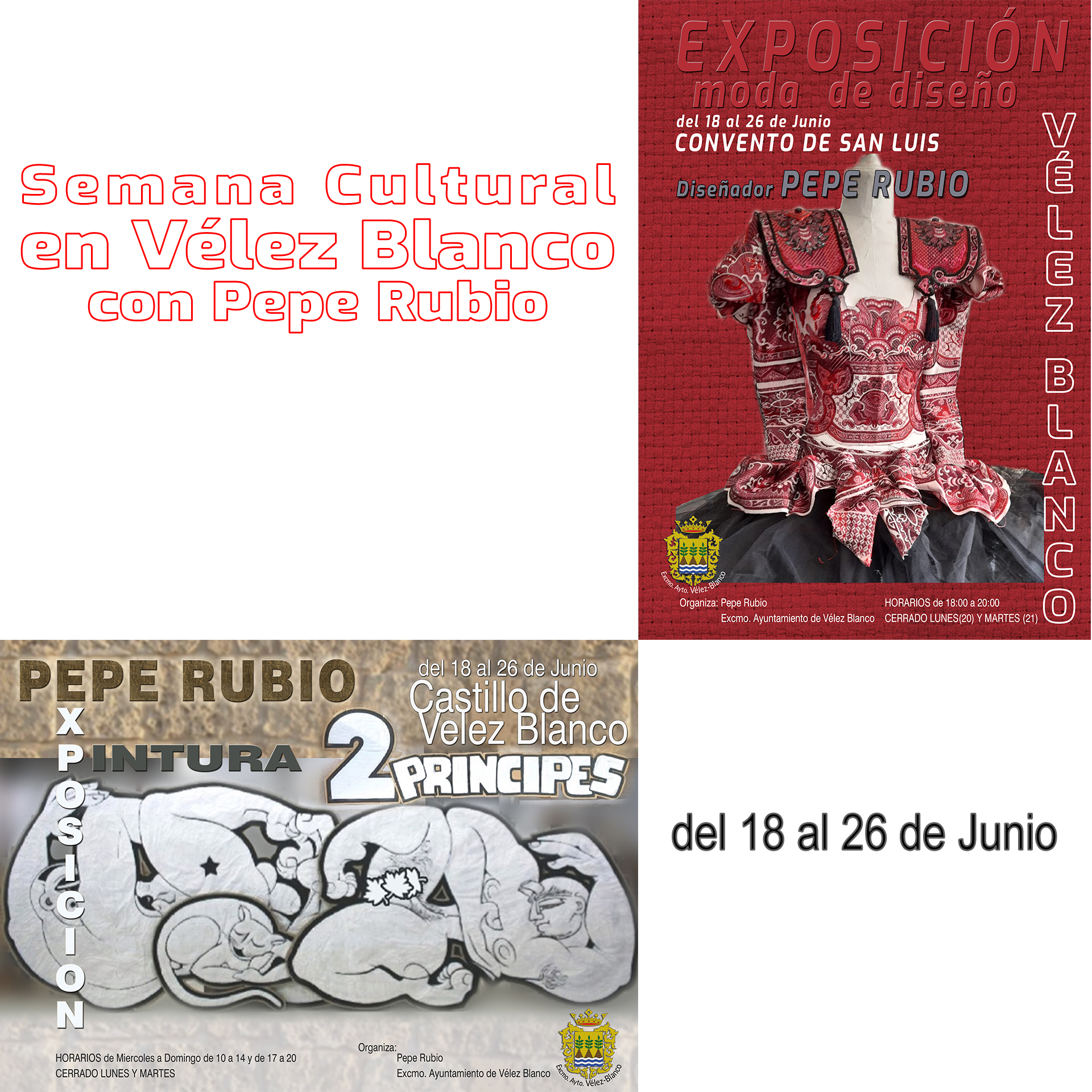 Semana Cultural de Vélez Blanco con Pepe Rubio.